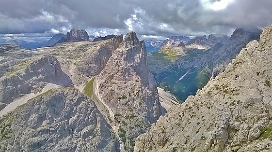 Einserkofel von Osten - a view to Drei Zinnen / Tre Cime di Lavaredo