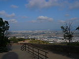 Vista des de l'ermita de Sant Ramon, al cim del Montbaig (Sant Boi de Llobregat).