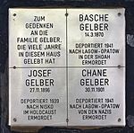 Memorial stone for Basche, Josef and Chane Gelber.JPG