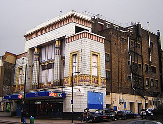 Carlton Cinema, Essex Road former cinema, then bingo hall, now church in Islington, London, England
