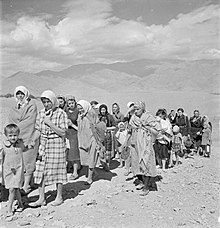 Polish refugees evacuated from the Soviet Union to Persia by General Anders, 1942 Evacuation of Polish Civilians From the Soviet Union To Persia, 1942 E19024.jpg