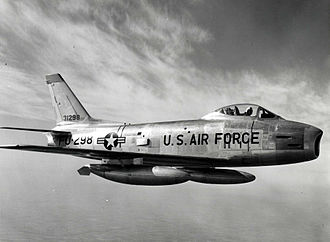 F-86H Sabre in flight F-86H Sabre in flight 1950s.jpg