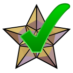 Featured article star - check.svg