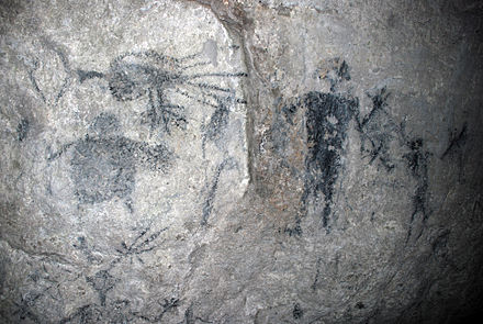 Cave drawings, Lelepa Island, associated with the Roy Mata World Heritage Site