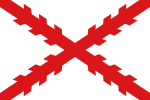 Thumbnail for File:Flag of Cross of Burgundy (type 3).svg