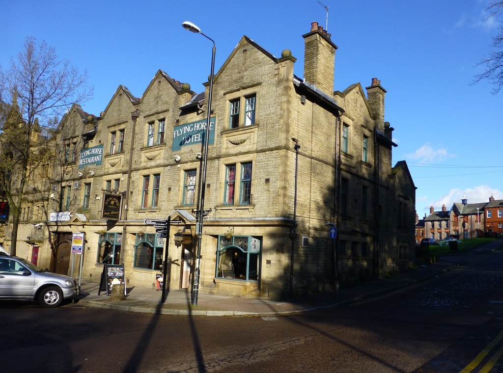 Creative Commons image of The Flying Horse Hotel in Rochdale