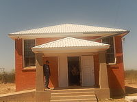 The former Girvin schoolhouse serves as a community meeting hall and voter precinct. Former schoolhouse, Girvin, TX DSCN1082.JPG