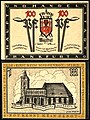 100 Pfennig (= 1 Mark) Notgeldschein von Frankfurt (Oder) (1921)