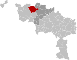 Frasnes-lez-Anvaing – Mappa