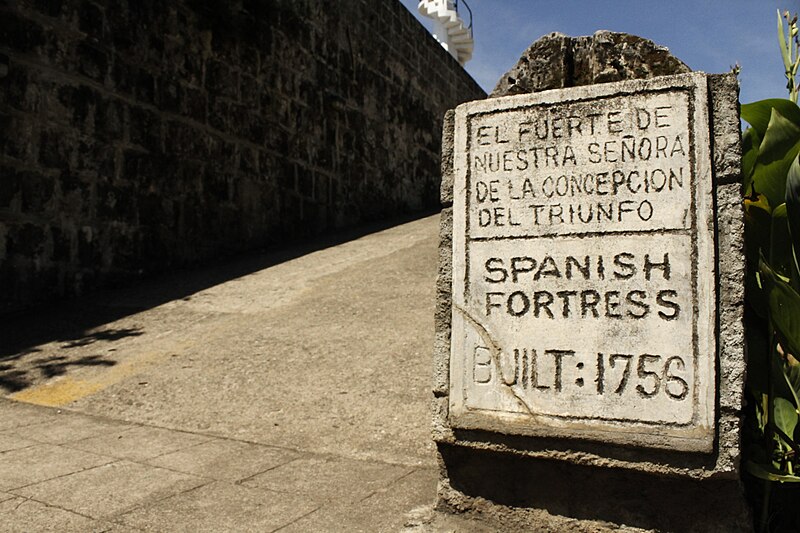 File:Fuerte de la Concepcion y del Triunfo marker.jpg