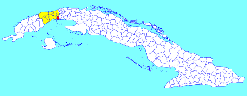 File:Güira de Melena (Cuban municipal map).png