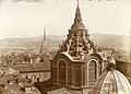 Panorama di Torino nel 1926 con la cupola della S. Sindone in primo piano e la Mole Antonelliana sullo sfondo