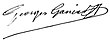 signature de Georges Ganier d'Abin