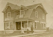 A house in Garfield, Washington was shown on a postcard printed 1904-1918 Garfield WA 1904-1918.jpg