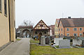 Cemetery wall, former fortification wall