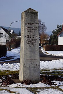 Gluck-Denkmal in Erasbach