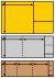 Gold, silver, and bronze rectangles vertical.svg