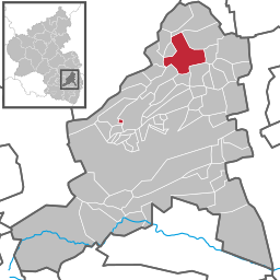 Läget för Grünstadt i Landkreis Bad Dürkheim