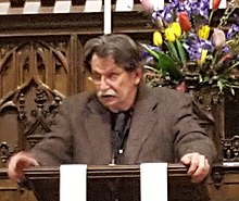 Gregory Orr speaking at Plymouth Congregational Church in Minneapolis, Minnesota on Monday, April 9, 2018. GregOrr.jpg