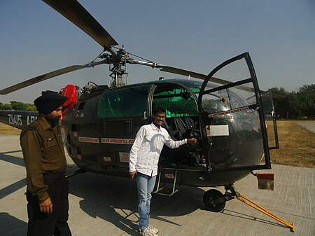 HAL Chetak helicopter in military service.jpg