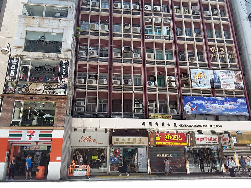 File:HK 上環 Sheung Wan 德輔道中 Des Voeux Road Central General Commercial Building July 2019 SSG 02.jpg