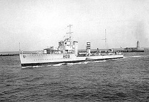 HMS Acasta in 1930