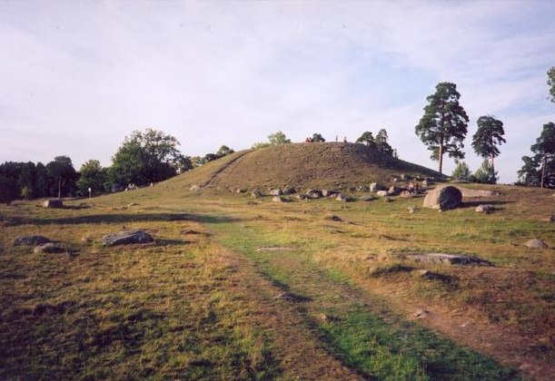 Burial mounds. Hågahögen, Sweden.