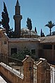 Hala Sultan Tekke behind a small courtyard in 1958