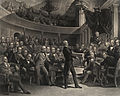 Image 15 Compromise of 1850 Artist: Peter F. Rothermel; Engraver: Robert Whitechurch; Restoration: Lise Broer and Jujutacular U.S. Senator Henry Clay gives a speech in the Old Senate Chamber calling for compromise on the issues dividing the United States. The result was the Compromise of 1850, a package of five bills, the first two of which were passed on September 9. Ironically, these led to a breakdown in the spirit of compromise in the years preceding the Civil War, particularly after the deaths of Clay and Daniel Webster. More selected pictures