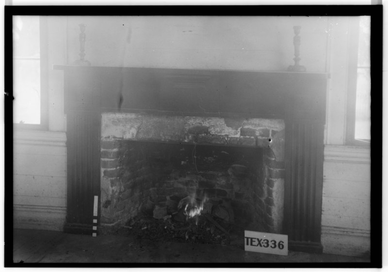 File:Historic American Buildings Survey, Arthur W. Stewart, Photographer September 14, 1936 SOUTHEAST ELEVATION OF FIREPLACE. - A. Wiley Hill House, Route 304, Hill's Prairie HABS TEX,11-HILPR,1-10.tif