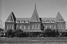 Holly Springs railroad depot.