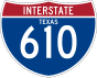 Interstate 610 marker