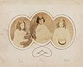 Ina Liddell; Alice Liddell; Edith Mary Liddell by Lewis Carroll (Charles Lutwidge Dodgson) 1858-1860.jpg