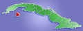 Location in Cuba