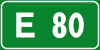 Italian traffic signs - strada europea 80.svg