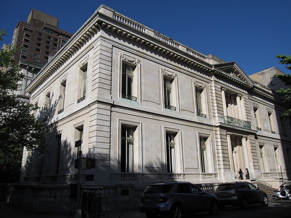 The Institute of Fine Arts is housed in the James B. Duke House