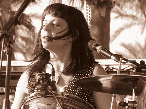 Janet Weiss of Wild Flag - Coachella 2012