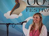 reading at the 2017 Gaithersburg Book Festival