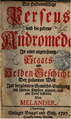 Titelblatt von Johann Georg Ansorgs Roman Der heldenmüthige Perseus und die getreue Andromeda, 1727