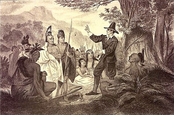 John Eliot among the Indians