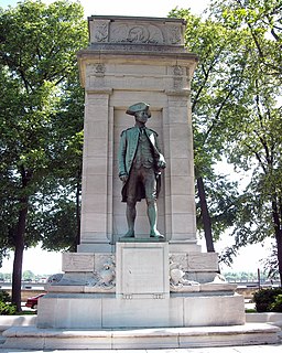 <i>John Paul Jones Memorial</i> Statue by Charles Henry Niehaus in Washington, D.C, U.S.