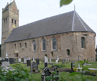 Jorwert Village in Friesland, Netherlands