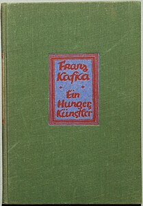 Kafka Ein Hungerkünstler 1924.jpg