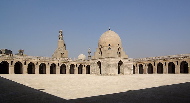 Kairo Ibn Tulun Moschee BW 4