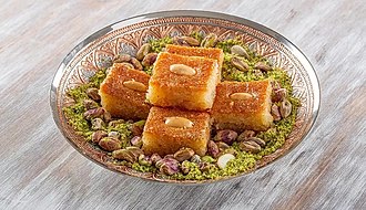 Kalb el Louz, a popular Algerian dessert
