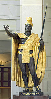 <i>Kamehameha I</i> (Gould) Statue depicting Hawaiian leader