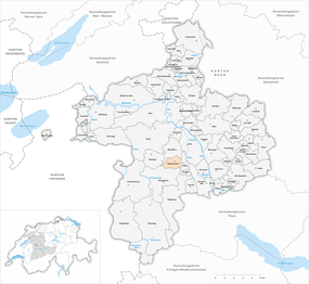 Mapo de Niedermuhlern