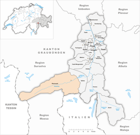 Placering af Rheinwald
