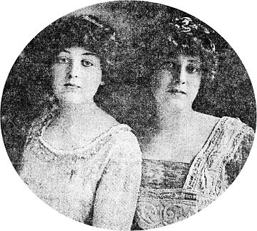 Katherine (left) and Madeleine Force.