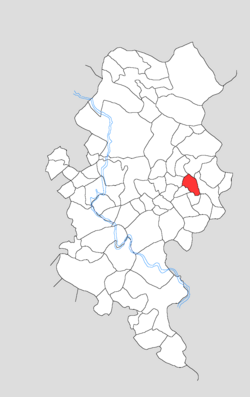 Map showing Latifpur Kotla in Kotla block